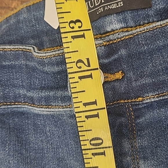 NWT Judy Blue Jeans Women's sz 24 Skinny Fit Distressed Animal Print Denim Jean - Picture 11 of 12